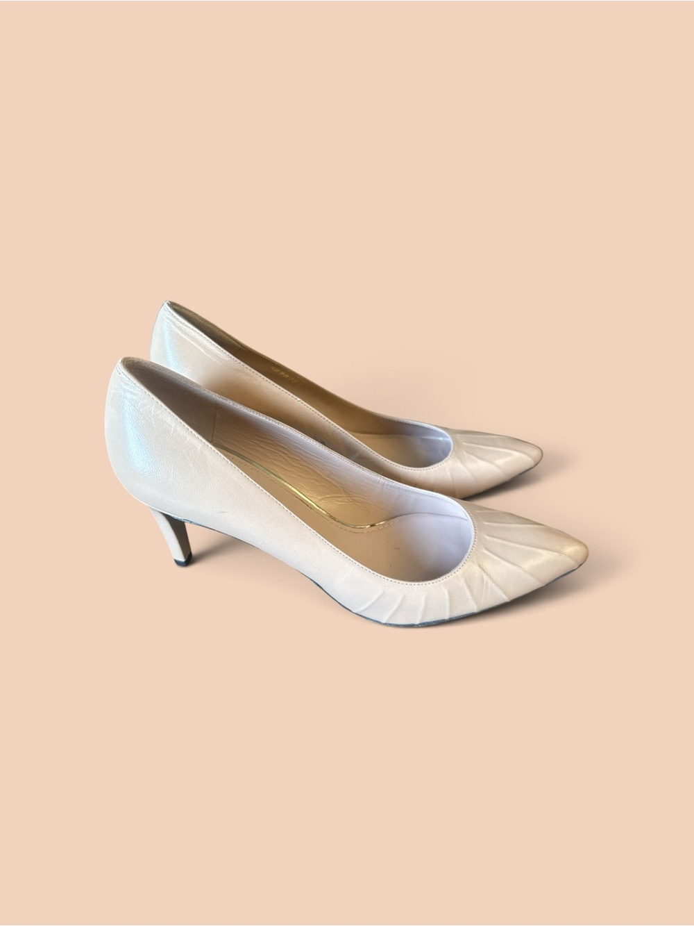 Stuart Weitzman Nude Pointed-Tow Heel Pumps